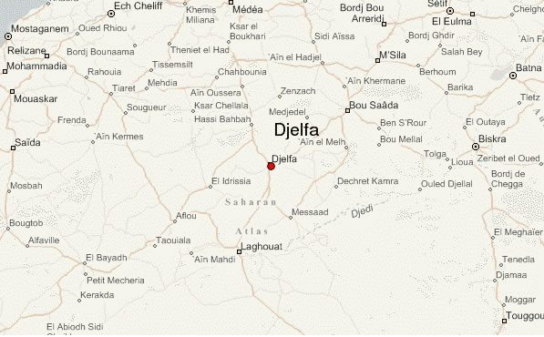 djelfa city map